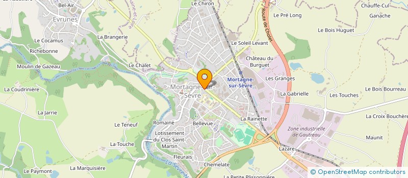 localisation de l'entreprise MADAME ISABELLE AUGIRON  SAINT-LAURENT-SUR-SEVRE