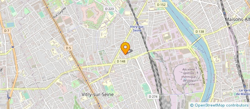 localisation de l'entreprise MADAME ISABELLE AUMARCHAND à VITRY-SUR-SEINE