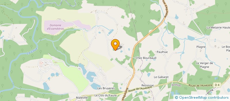 localisation de l'entreprise MADAME ISABELLE AUMONT  EXCIDEUIL