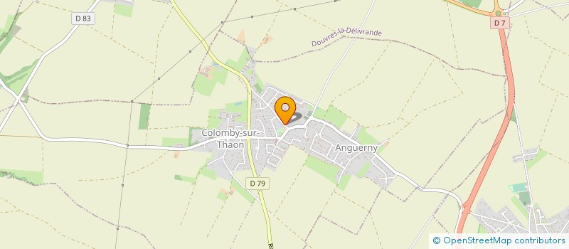 localisation de l'entreprise MADAME ISABELLE AUREAU  COLOMBY-ANGUERNY