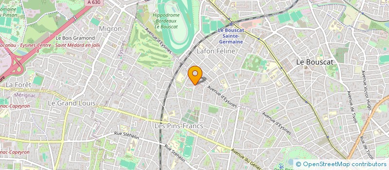 localisation de l'entreprise MADAME ISABELLE AURIAT à BORDEAUX