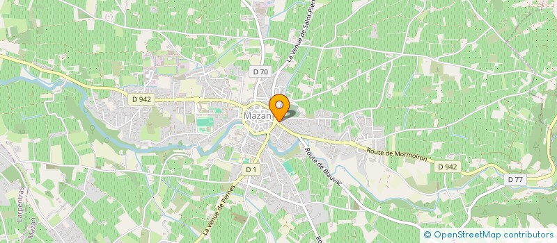 localisation de l'entreprise MADAME ISABELLE AUTRAN  MAZAN