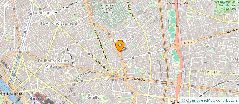 localisation de l'entreprise MADAME ISABELLE AUZOU  VINCENNES