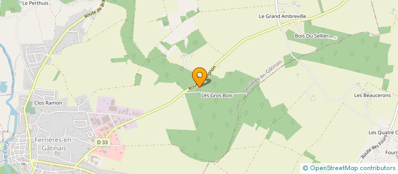 localisation de l'entreprise MADAME ISABELLE AVALLART à FERRIERES-EN-GATINAIS