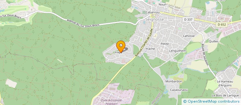 localisation de l'entreprise MADAME ISABELLE AZRA  SEIGNOSSE