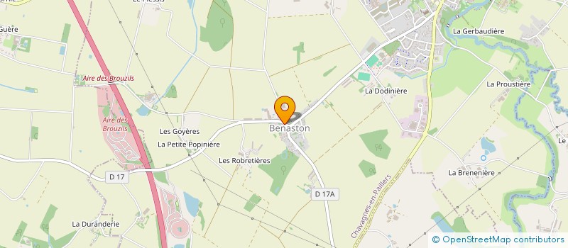 localisation de l'entreprise MADAME ISABELLE BACHELIER  CHAVAGNES-EN-PAILLERS