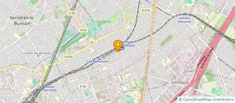 localisation de l'entreprise MADAME ISABELLE BACHY à ANTONY