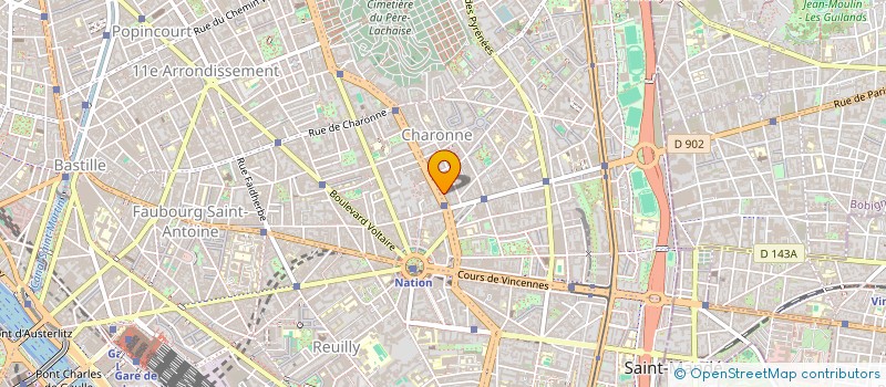 localisation de l'entreprise MADAME ISABELLE BAGES  PARIS