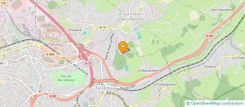 localisation de l'entreprise MADAME ISABELLE BAILLI  SAINT-JEAN-BONNEFONDS