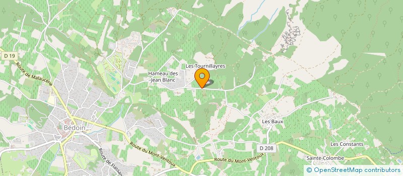 localisation de l'entreprise MADAME ISABELLE BAILLY  BEDOIN