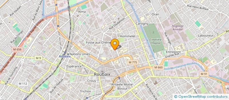 localisation de l'entreprise MADAME ISABELLE BAKABOUCI à ROUBAIX