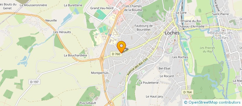 localisation de l'entreprise MADAME ISABELLE BALAGEAS à LOCHES