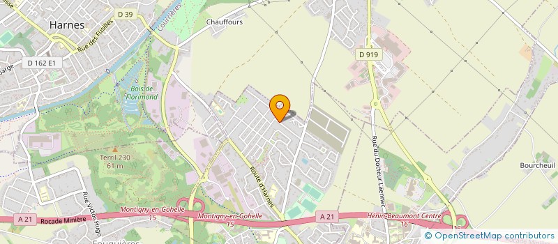 localisation de l'entreprise MADAME ISABELLE BALAN  MONTIGNY-EN-GOHELLE