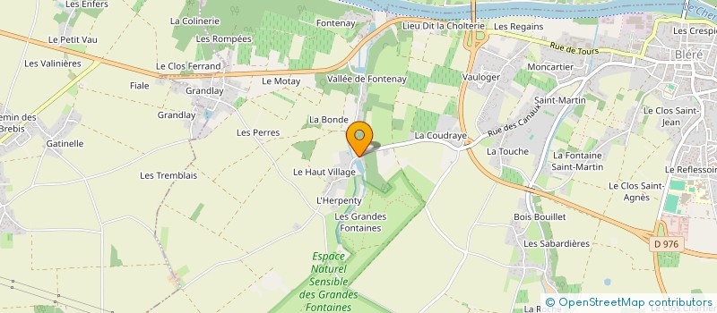 localisation de l'entreprise MADAME ISABELLE BALARD  BLERE