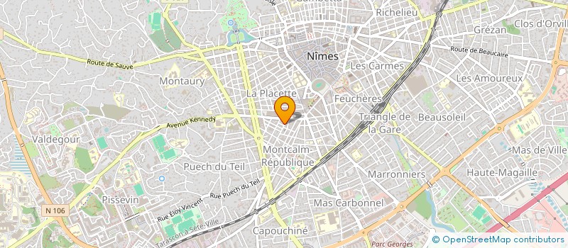 localisation de l'entreprise MADAME ISABELLE BALAY  NIMES