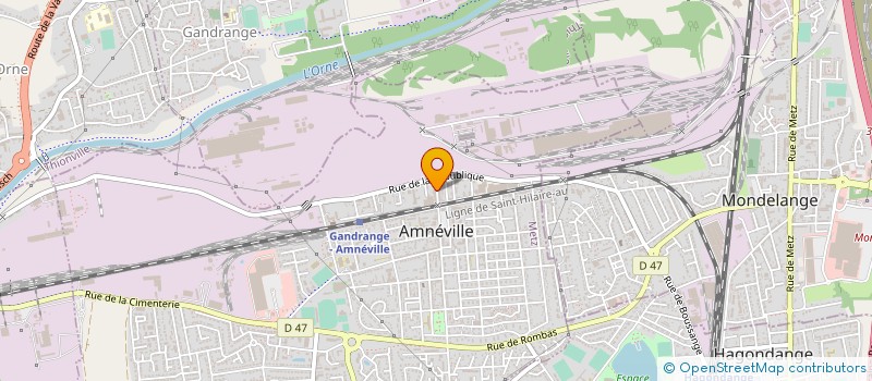 localisation de l'entreprise MADAME ISABELLE BALLARANO  AMNEVILLE