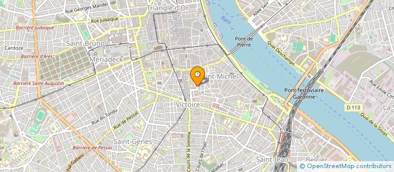 localisation de l'entreprise MADAME ISABELLE BALSA  BORDEAUX