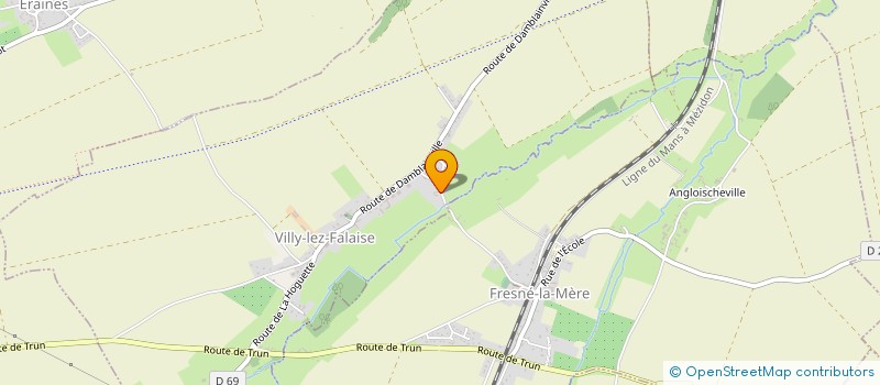 localisation de l'entreprise MADAME ISABELLE BANNIER à VILLY-LEZ-FALAISE