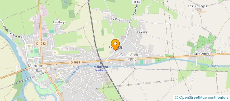 localisation de l'entreprise MADAME ISABELLE BARAT  SAINT-ANDRE-LE-PUY