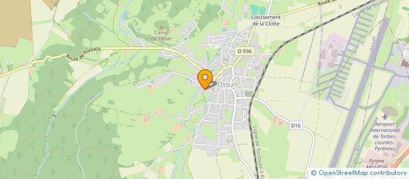 localisation de l'entreprise MADAME ISABELLE BARBASTE  OSSUN