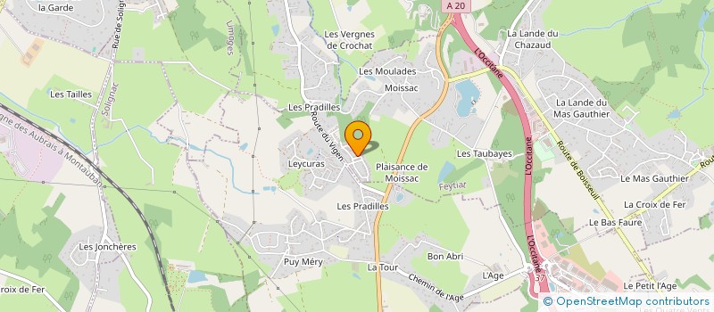 localisation de l'entreprise MADAME ISABELLE BARBAUD à LIMOGES
