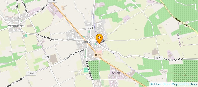 localisation de l'entreprise MADAME ISABELLE BARBIER  SAINT-ANDIOL