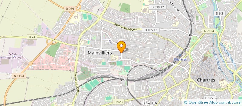 localisation de l'entreprise MADAME ISABELLE BARC à MAINVILLIERS