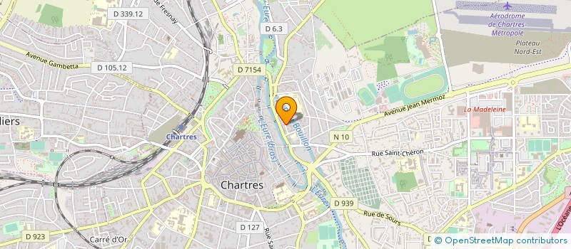localisation de l'entreprise MADAME ISABELLE BARD à CHARTRES