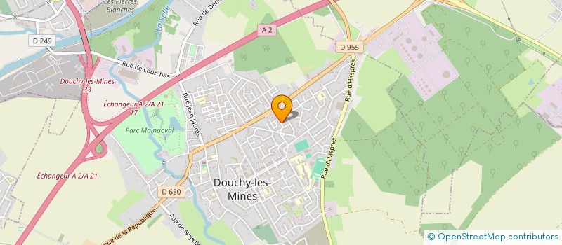 localisation de l'entreprise MADAME ISABELLE BARILLOT à DOUCHY-LES-MINES