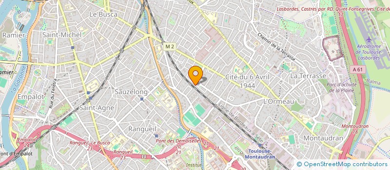 localisation de l'entreprise MADAME ISABELLE BARON  TOULOUSE