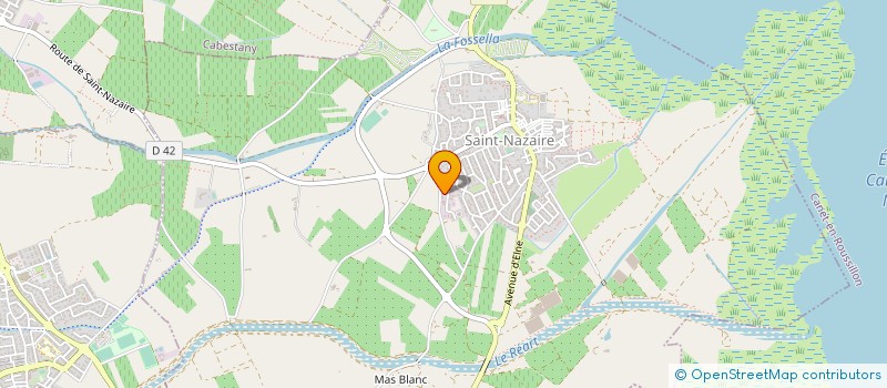 localisation de l'entreprise MADAME ISABELLE BARRE  SAINT-NAZAIRE