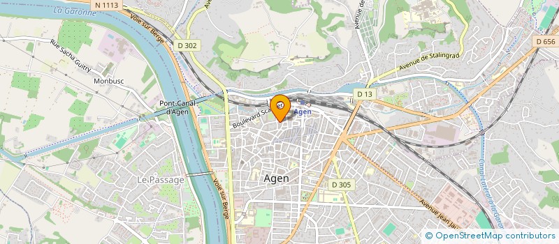 localisation de l'entreprise MADAME ISABELLE BARRE  AGEN