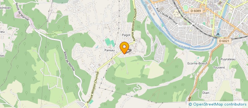 localisation de l'entreprise MADAME ISABELLE BARRE  COULOUNIEIX-CHAMIERS