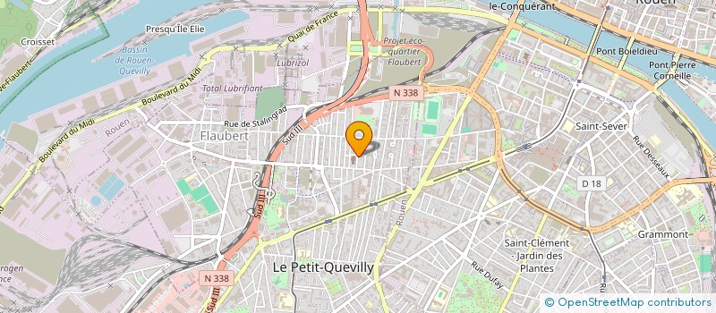 localisation de l'entreprise MADAME ISABELLE BARTHELEMI  LE PETIT-QUEVILLY