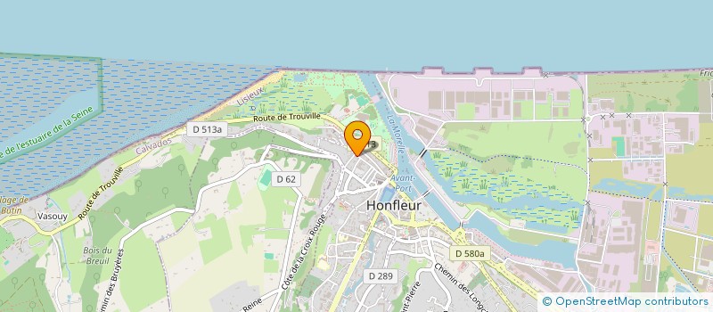 localisation de l'entreprise MADAME ISABELLE BARTHELEMY  HONFLEUR