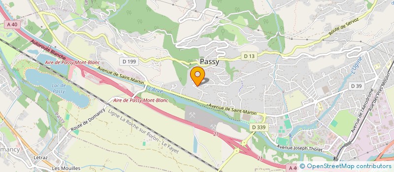 localisation de l'entreprise MADAME ISABELLE BARTHELEMY  PASSY