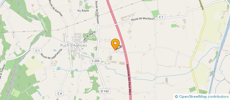 localisation de l'entreprise MADAME ISABELLE BARTHOU  PUCH-D'AGENAIS
