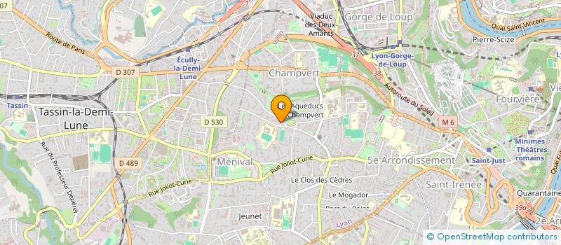 localisation de l'entreprise MADAME ISABELLE BARUT à LYON