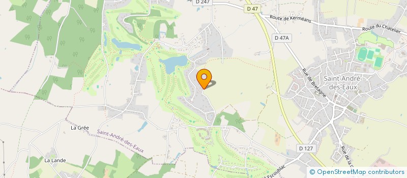 localisation de l'entreprise MADAME ISABELLE BASART  SAINT-ANDRE-DES-EAUX