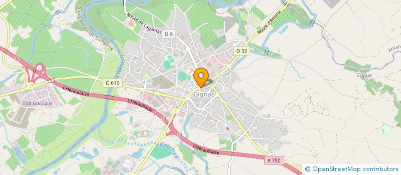 localisation de l'entreprise MADAME ISABELLE BASIRICO  ANIANE