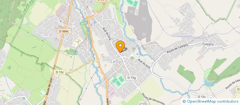 localisation de l'entreprise MADAME ISABELLE BASTIEN  CESSY