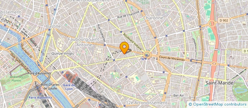 localisation de l'entreprise MADAME ISABELLE BASTIER  PARIS