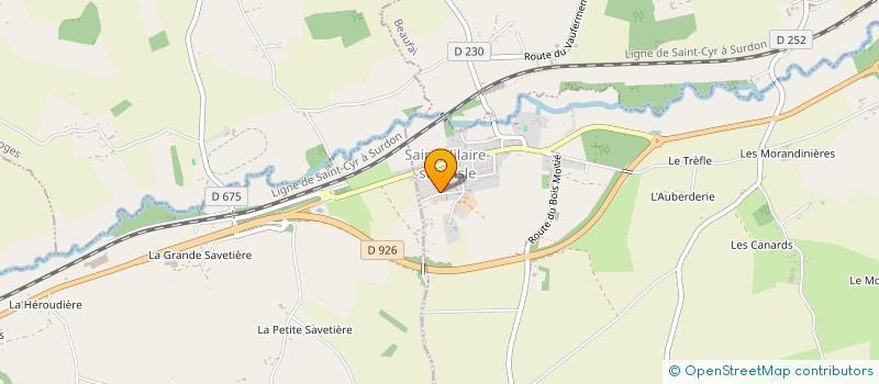 localisation de l'entreprise MADAME ISABELLE BASTIN à SAINT-HILAIRE-SUR-RILE