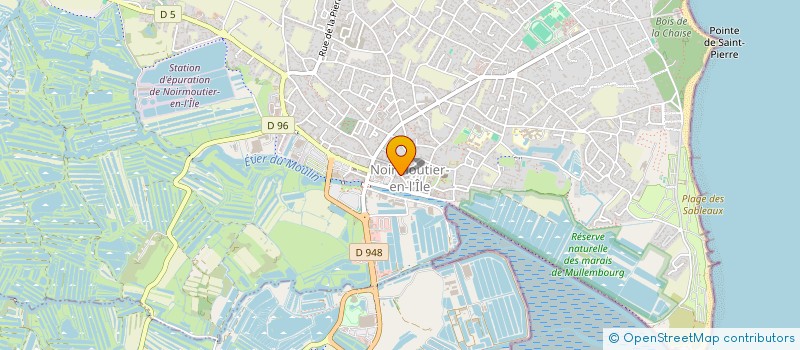 localisation de l'entreprise MADAME ISABELLE BATARDIERE  NOIRMOUTIER-EN-L'ILE