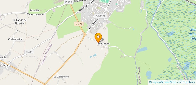 localisation de l'entreprise MADAME ISABELLE BAUDRY  CARENTAN-LES-MARAIS