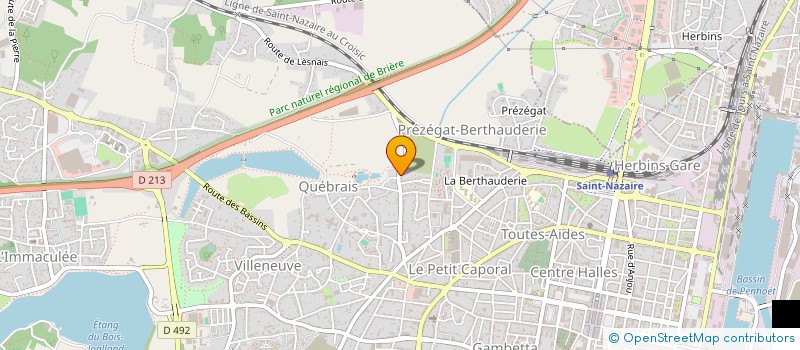localisation de l'entreprise MADAME ISABELLE BAUDRY BLOND à SAINT-NAZAIRE