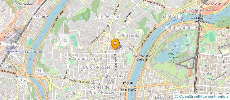 localisation de l'entreprise MADAME ISABELLE BAULE  LYON