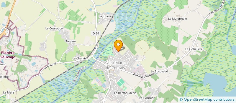 localisation de l'entreprise MADAME ISABELLE BAUVINEAU  SAINT-MARS-DE-COUTAIS