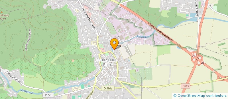 localisation de l'entreprise MADAME ISABELLE BEAU  SOULTZ-HAUT-RHIN