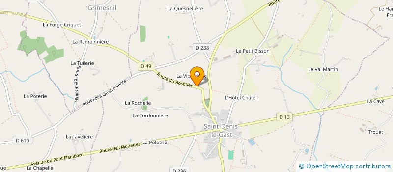 localisation de l'entreprise MADAME ISABELLE BEAUFILS  MONTAIGU-LES-BOIS